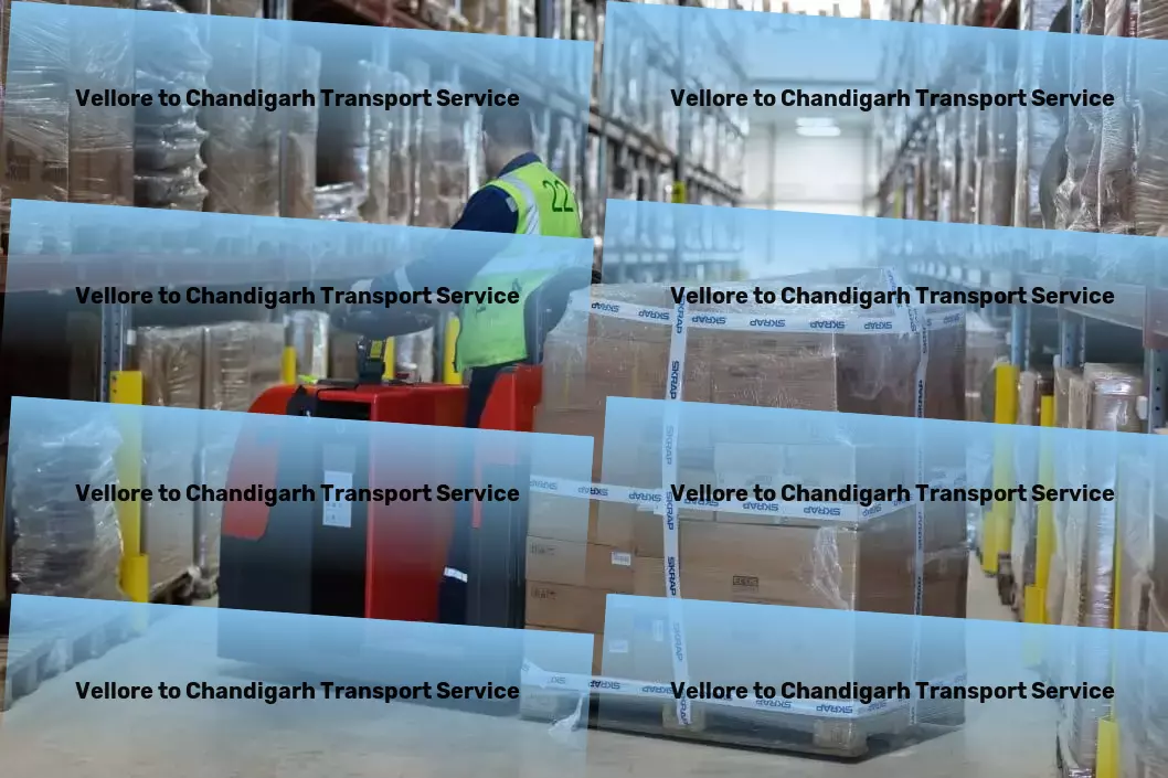 Vellore to Chandigarh Luggage Courier Fast, reliable, and affordable transport solutions in India! - City-to-city freight forwarding